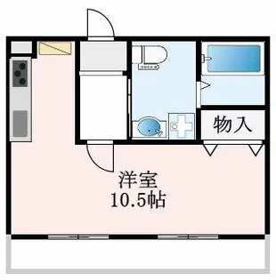 大阪府堺市美原区今井【アパート】の間取り