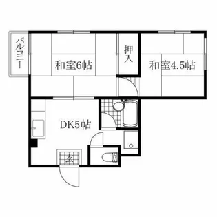 吉村コーポ【3階】の間取り