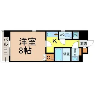リエス東別院【7階】の間取り