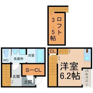 ResidenceKamimaezu(レジデンス上前津)【1階】の間取り