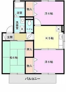 シャルマンコート【1階】の間取り