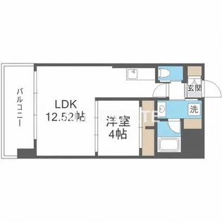 プレジオ八戸ノ里【5階】の間取り