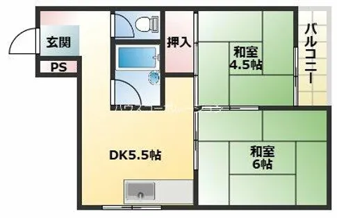 兵庫県尼崎市尾浜町2丁目【マンション】の間取り
