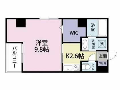 福岡県北九州市小倉北区井堀2丁目【マンション】の間取り