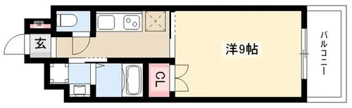 エルメディオ千種【10階】の間取り