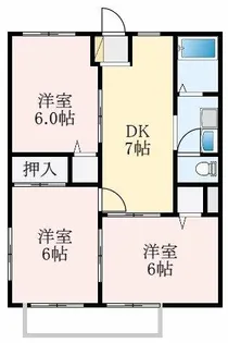 大阪府富田林市須賀2丁目【アパート】の間取り