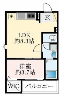 大阪府松原市天美東8丁目【アパート】の間取り