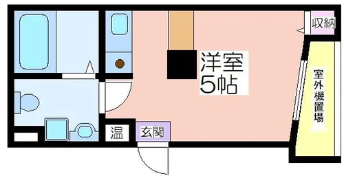 ルピナス南堀江【404号室】の間取り