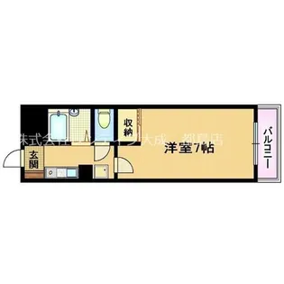 大阪府大阪市都島区都島北通2丁目【マンション】の間取り