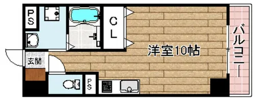エクセレント大畑【4階】の間取り