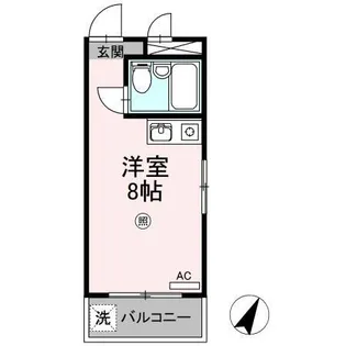 パーム南福岡【305号室】の間取り