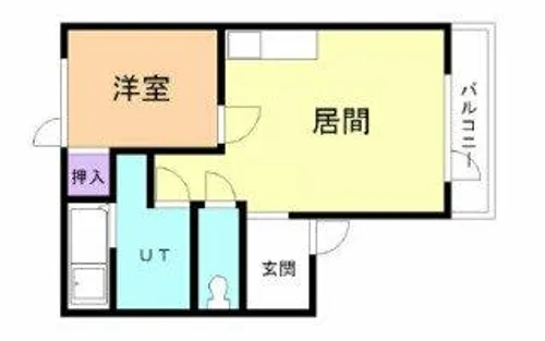 ドリームハイツⅡ【102号室】の間取り