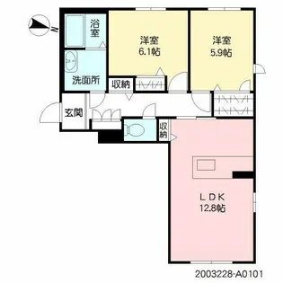 福岡県北九州市八幡西区西神原町【マンション】の間取り