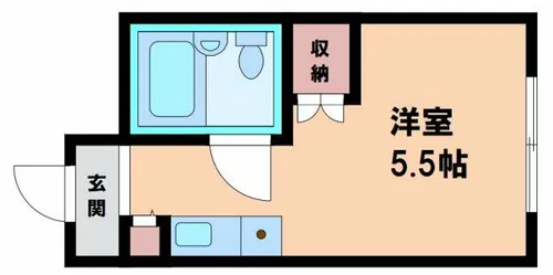 パシフィック新今宮【6階】の間取り