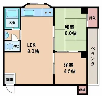 ドムス河堀口【3階】の間取り