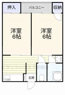 美穂荘【202号室】の間取り