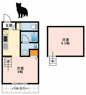 1Kの間取り画像