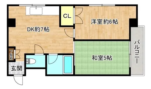 カーザ寿【6階】の間取り