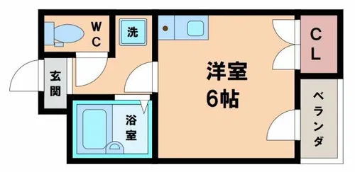 ナニワⅢ番館【4階】の間取り
