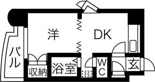 エンドレス三井北16条【6階】の間取り