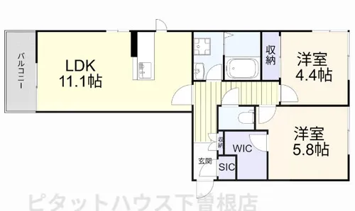 フェリーチェ【203号室】の間取り