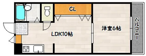 N.Cスクエア長田【1階】の間取り
