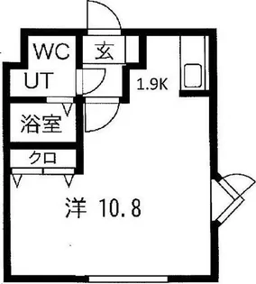 グランメール南郷14【2階】の間取り