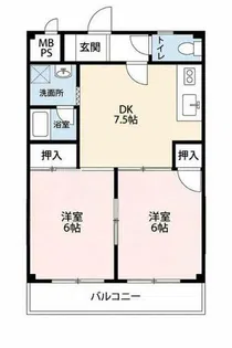 ライフインかいめい【305号室】の間取り