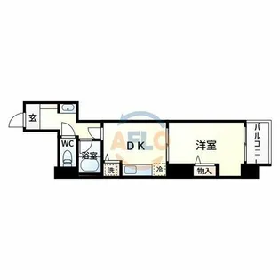 ドムス・ドイ【6階】の間取り