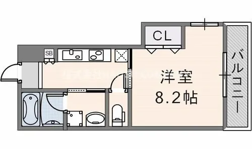 COSMOWAKAEMINAMI【102号室】の間取り