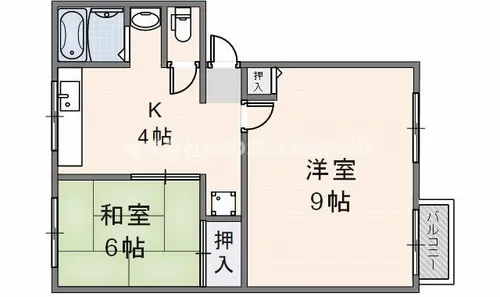 シティハイムローレル【2号室】の間取り