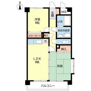 アーバンリブⅡ【0301号室】の間取り