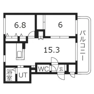 北海道札幌市手稲区新発寒三条1丁目【マンション】の間取り
