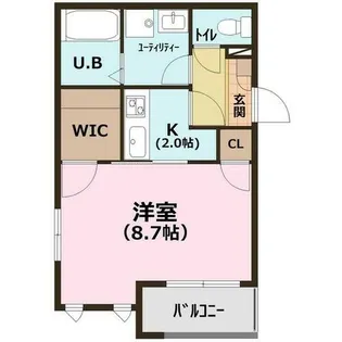 ウエストビューコート【302号室】の間取り