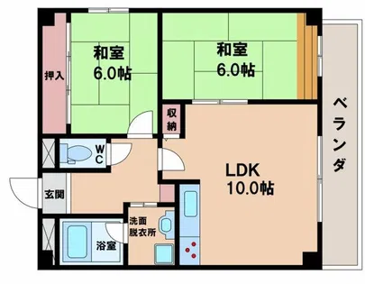 アンボジュール日愛【2階】の間取り