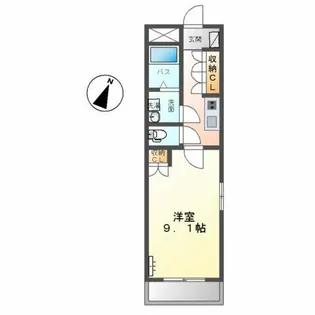 マイルド【2階】の間取り