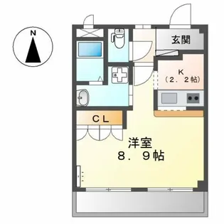 ウイングコート【2階】の間取り