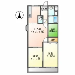 ビューティーハイム138【2階】の間取り