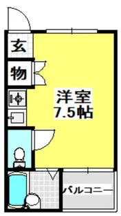 ネオハイツ【401号室】の間取り