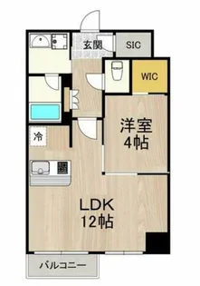 LEGALAND+難波南【2階】の間取り