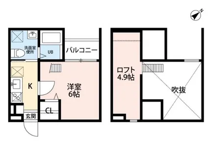 クレールフィル【2階】の間取り