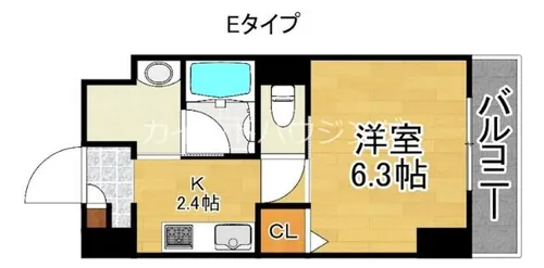 ウェルホームズ住吉大社【6階】の間取り