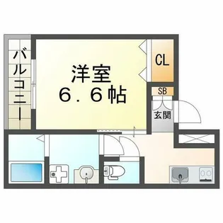 エステイトE垂水2【2階】の間取り