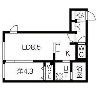 Pino kitamaruyama【2階】の間取り