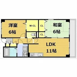 フィールドパークⅠ番館【1階】の間取り