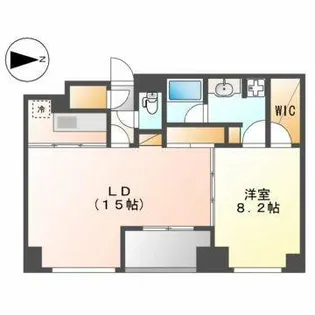 IZUMI1(イズミワン)【9階】の間取り