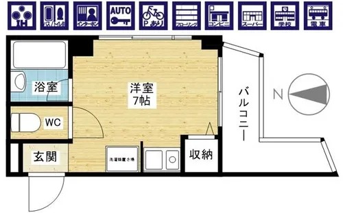 リブハウスハラ【3階】の間取り