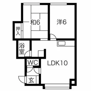 マルココーポ⑥【102号室】の間取り