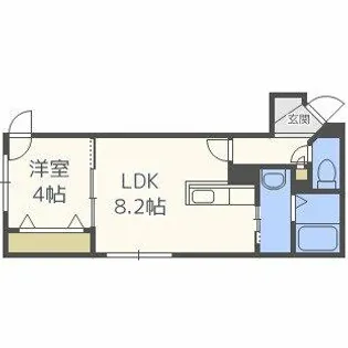 フォレスタ麻生【5階】の間取り