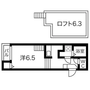 ヴィエントピーノ中村公園【2階】の間取り